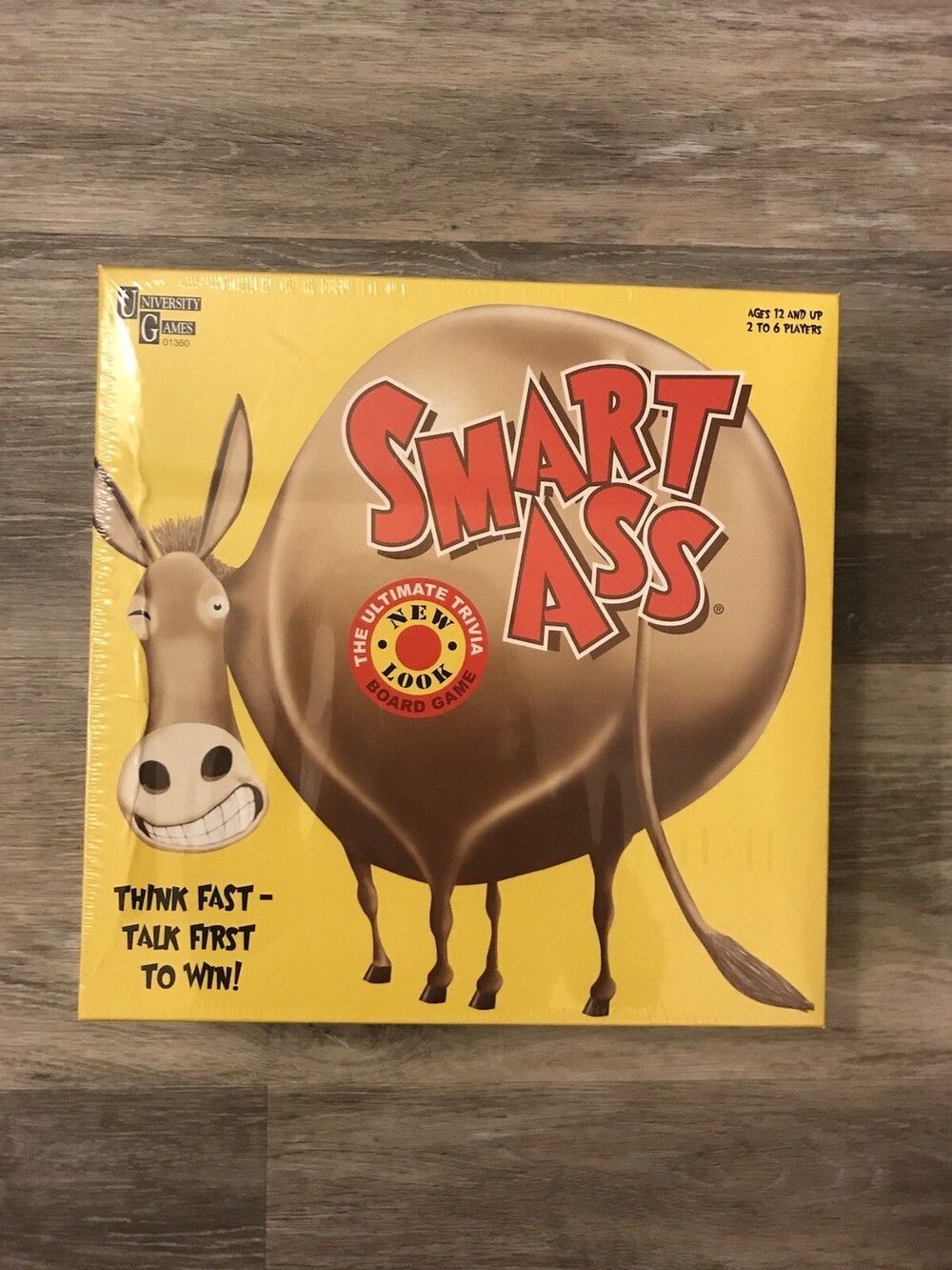 SMARTASS Trivia Board Game FACTORY SEALED University Games 2012